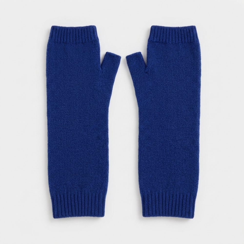 Coldreach – Cashmere Arm Warmers — Blue