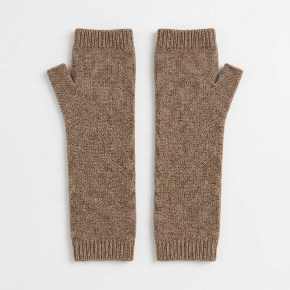 Coldreach – Cashmere Arm Warmers — Khaki