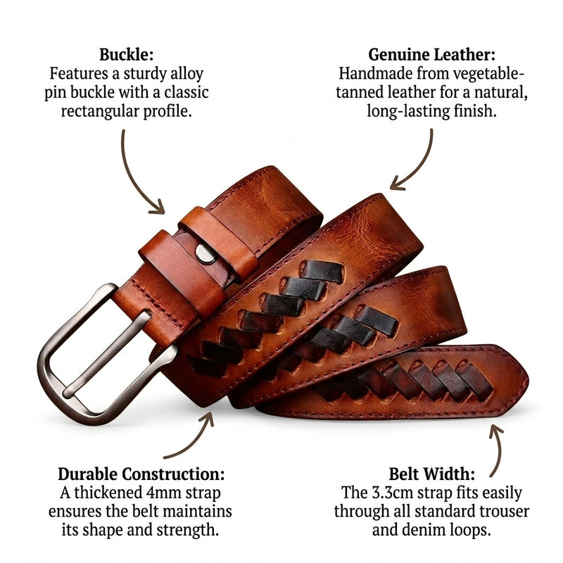 Radley – Woven Inlay Belt infographic